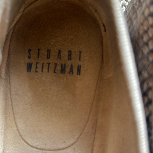 Stuart Weitzman Snake Print Flats, 7.5 - Picture 3 of 11